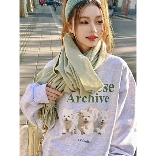 Áo Nỉ Sweater Maltese Archive