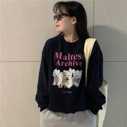 Áo Nỉ Sweater Maltese Archive